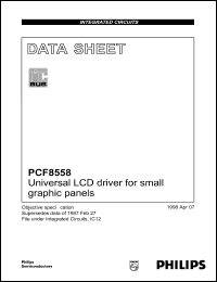 Click here to download PCF8558U/10 Datasheet
