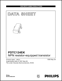 Click here to download PDTC124EK Datasheet