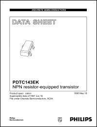 Click here to download PDTC143EK Datasheet