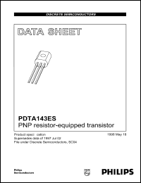 Click here to download PDTA143ES Datasheet