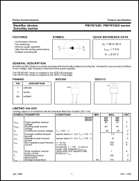 Click here to download PBYR745F Datasheet