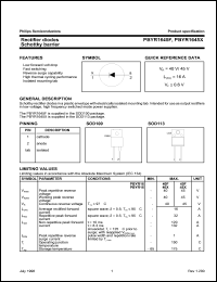 Click here to download PBYR1640X Datasheet