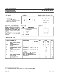 Click here to download PBYR1645B Datasheet