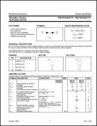 Click here to download PBYR2540CTX Datasheet