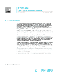 Click here to download PCD3316T Datasheet