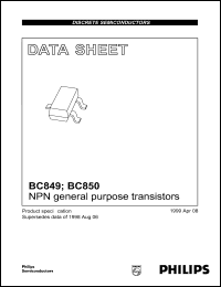 Click here to download BC850B Datasheet