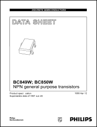 Click here to download BC850CW Datasheet