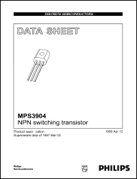 Click here to download MPS3904 Datasheet