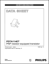 Click here to download PDTA114ET Datasheet