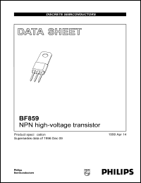 Click here to download BF859 Datasheet
