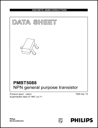 Click here to download PMBT5088 Datasheet