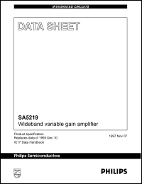 Click here to download SA5219N Datasheet