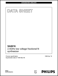 Click here to download SA8016 Datasheet