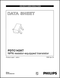 Click here to download PDTC143XT Datasheet