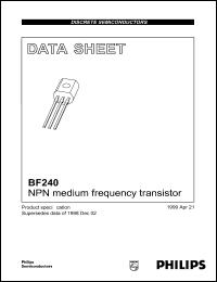Click here to download BF240 Datasheet