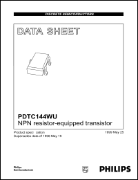 Click here to download PDTC144WU Datasheet