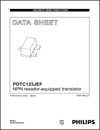 Click here to download PDTC123JEF Datasheet