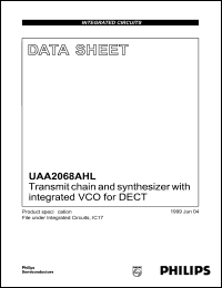 Click here to download UAA2068AHL Datasheet