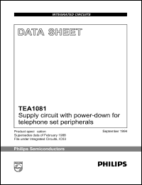 Click here to download TEA1081 Datasheet