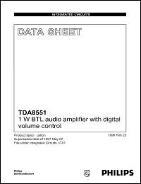 Click here to download TDA8551T Datasheet