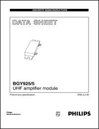 Click here to download BGY925/5 Datasheet