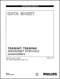 Click here to download TZA3034T Datasheet