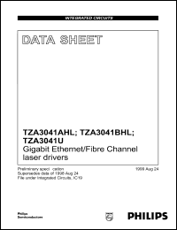 Click here to download TZA3041BHL Datasheet