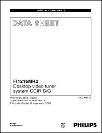 Click here to download FI1216MK2 Datasheet