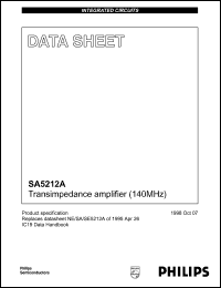 Click here to download SA5212AD Datasheet
