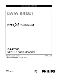 Click here to download SAA2503HT Datasheet