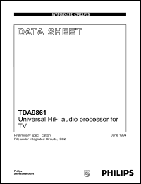 Click here to download TDA9861 Datasheet