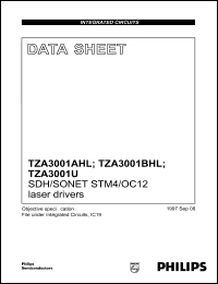 Click here to download TZA3001AHL Datasheet