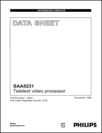 Click here to download SAA5231 Datasheet