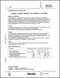 Click here to download TEA5500T Datasheet