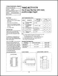 Click here to download 74ACT11174N Datasheet