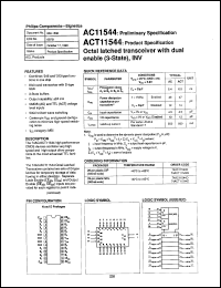 Click here to download 74AC11544D Datasheet