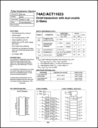 Click here to download 74ACT11623D Datasheet