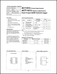 Click here to download 74AC11013N Datasheet