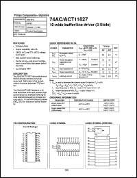 Click here to download 74AC11827N Datasheet