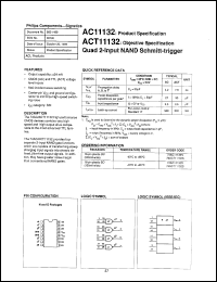 Click here to download 74AC11132 Datasheet
