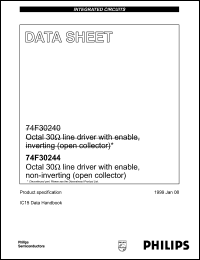 Click here to download 74F30244 Datasheet