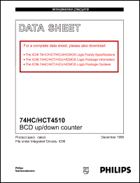Click here to download 74HCT4510 Datasheet