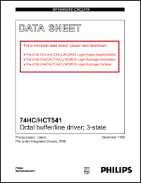 Click here to download 74HCT541 Datasheet