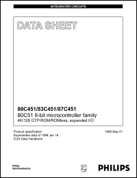 Click here to download 80C451 Datasheet