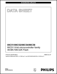 Click here to download 89C58 Datasheet
