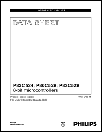 Click here to download P83C524IFA Datasheet