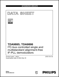 Click here to download TDA9886HN/V4 Datasheet