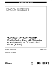Click here to download VCH162244ADL Datasheet