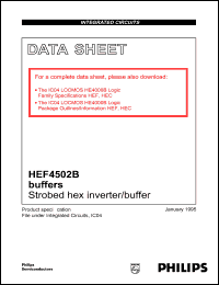 Click here to download HEF4502BT Datasheet