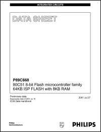 Click here to download P89C668HBBD Datasheet